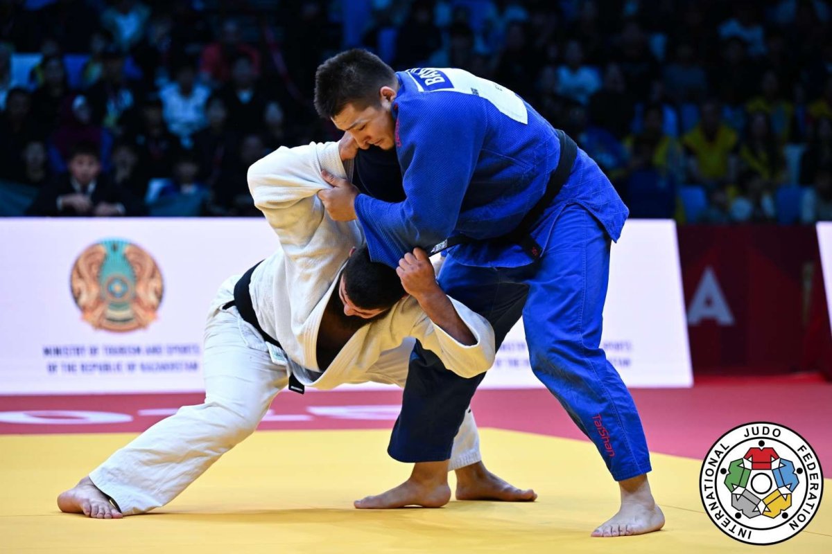 Марат Байкамуров проиграл олимпийскому чемпиону на ЧМ по дзюдо