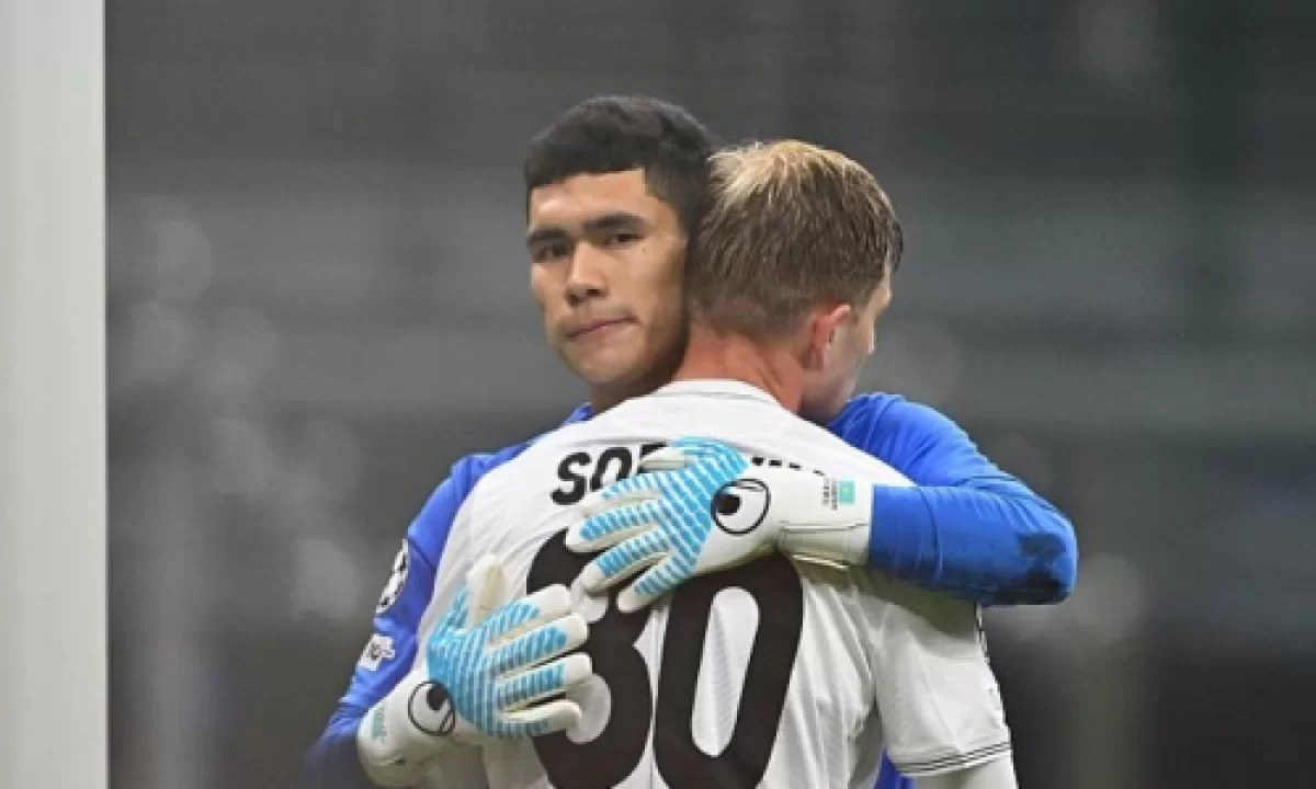 Названы два лучших игрока «Кайрата» в матче против финалиста Лиги Чемпионов