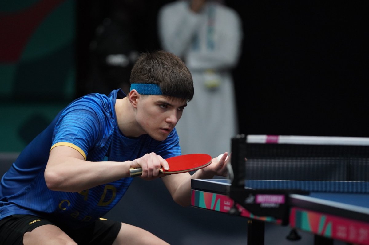 Алан Курмангалиев вышел в 1/4 финала ЧМ по настольному теннису