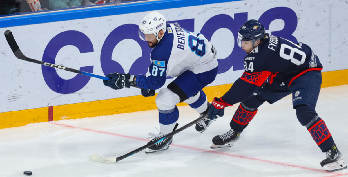 «Барыс» уступил лидеру КХЛ