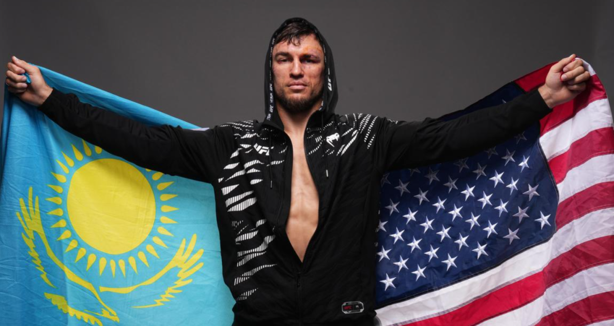 Казахстанец нокаутировал американца в первом раунде на UFC Fight Night