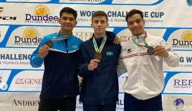 Казахстанские гимнасты взяли "золото" чемпионата мира