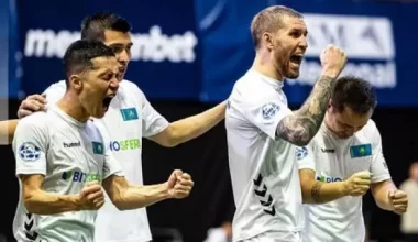 Казахстан обыграл действующего чемпиона Европы по мини-футболу
