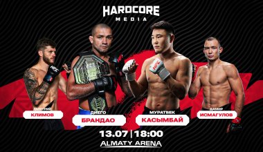 Битвы титанов: определился полный кард Hardcore HFC MMA-2024 в Алматы