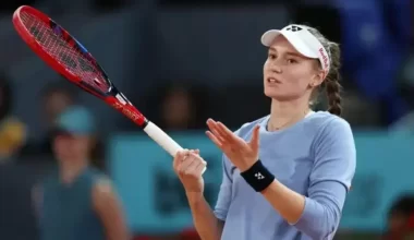 Стало известно официальное место Рыбакиной в рейтинге WTA