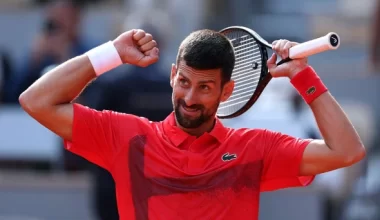 Джокович впервые выиграл 100 матчей на одном турнире «Большого шлема»