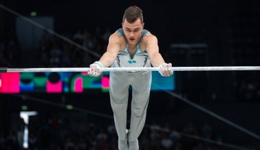 Казахстанские гимнасты готовятся к ЧМ на сборах с командой Японии