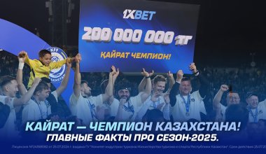 Кайрат — чемпион Казахстана. Главные факты про сезон-2025