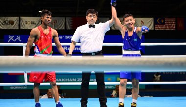 Бокс на юношеских Азиатских играх: Жумагали Нурмахан принес Казахстану «золото»