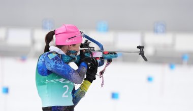 Казахстанские биатлонистки выступили в спринте на этапе Кубка мира