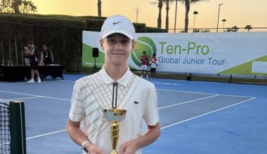 Казахстанский теннисист выиграл международный юниорский турнир в Дубае