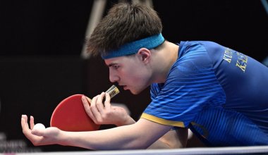Алан Курмангалиев завоевал две медали на турнире по настольному теннису в Катаре