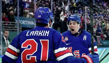 Сборная США пробилась в полуфинал олимпийского хоккейного турнира