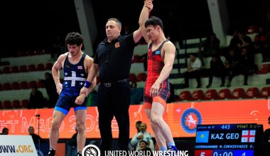 Сколько медалей завоевали казахстанские борцы на турнире в Албании